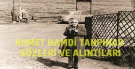 Ahmet Hamdi Tanpınar Sözleri ve Alıntıları